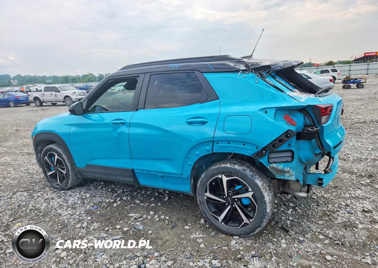 2022 Chevrolet Trailblazer Rs VIN:KL79MTSLXNB037537 - 2