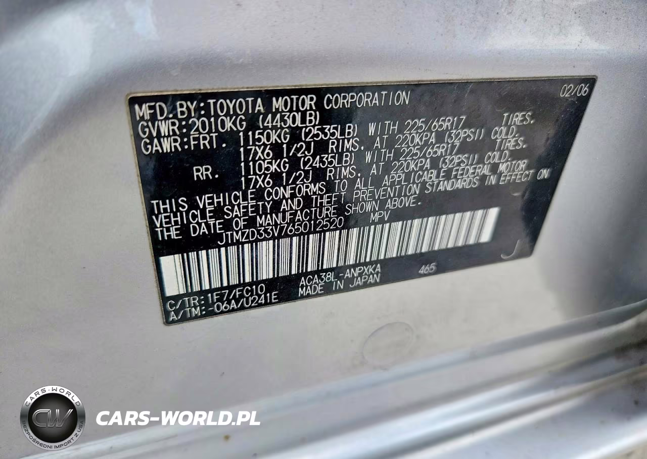 2006 Toyota Rav4 Base VIN:JTMZD33V765012520 - 13