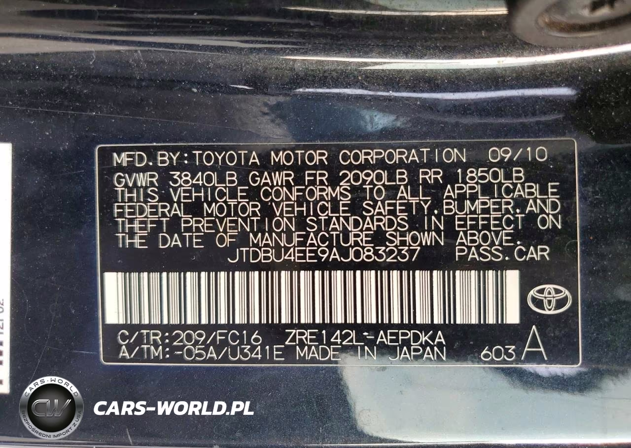 2010 Toyota Corolla Le VIN:JTDBU4EE9AJ083237 - 12