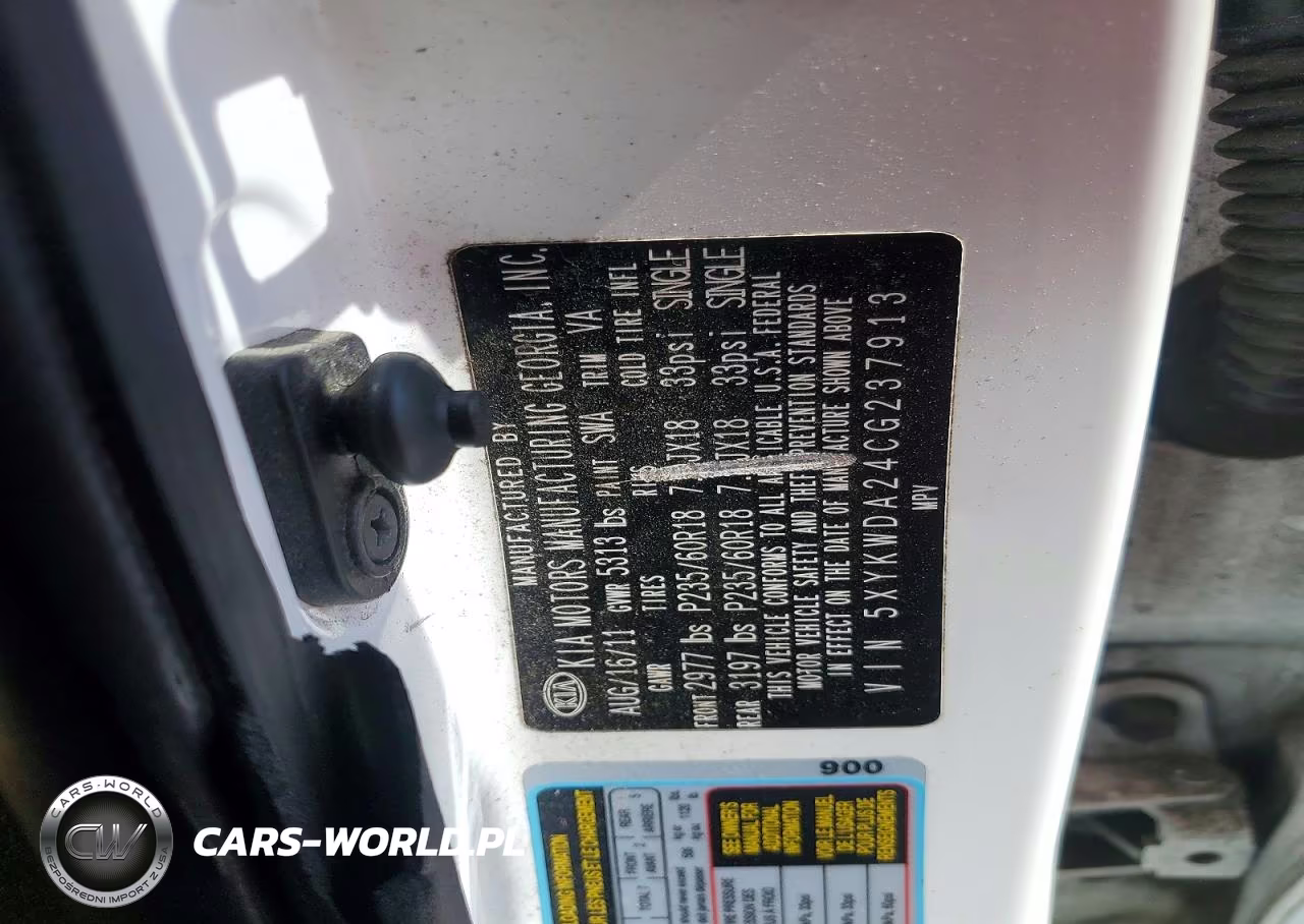 2012 Kia Sorento Sx VIN:5XYKWDA24CG237913 - 12