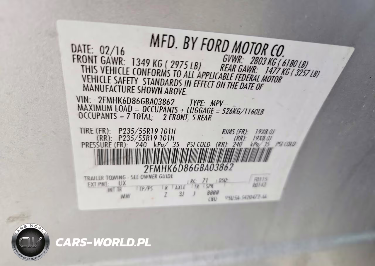 2016 Ford Flex Limited VIN:2FMHK6D86GBA03862 - 13