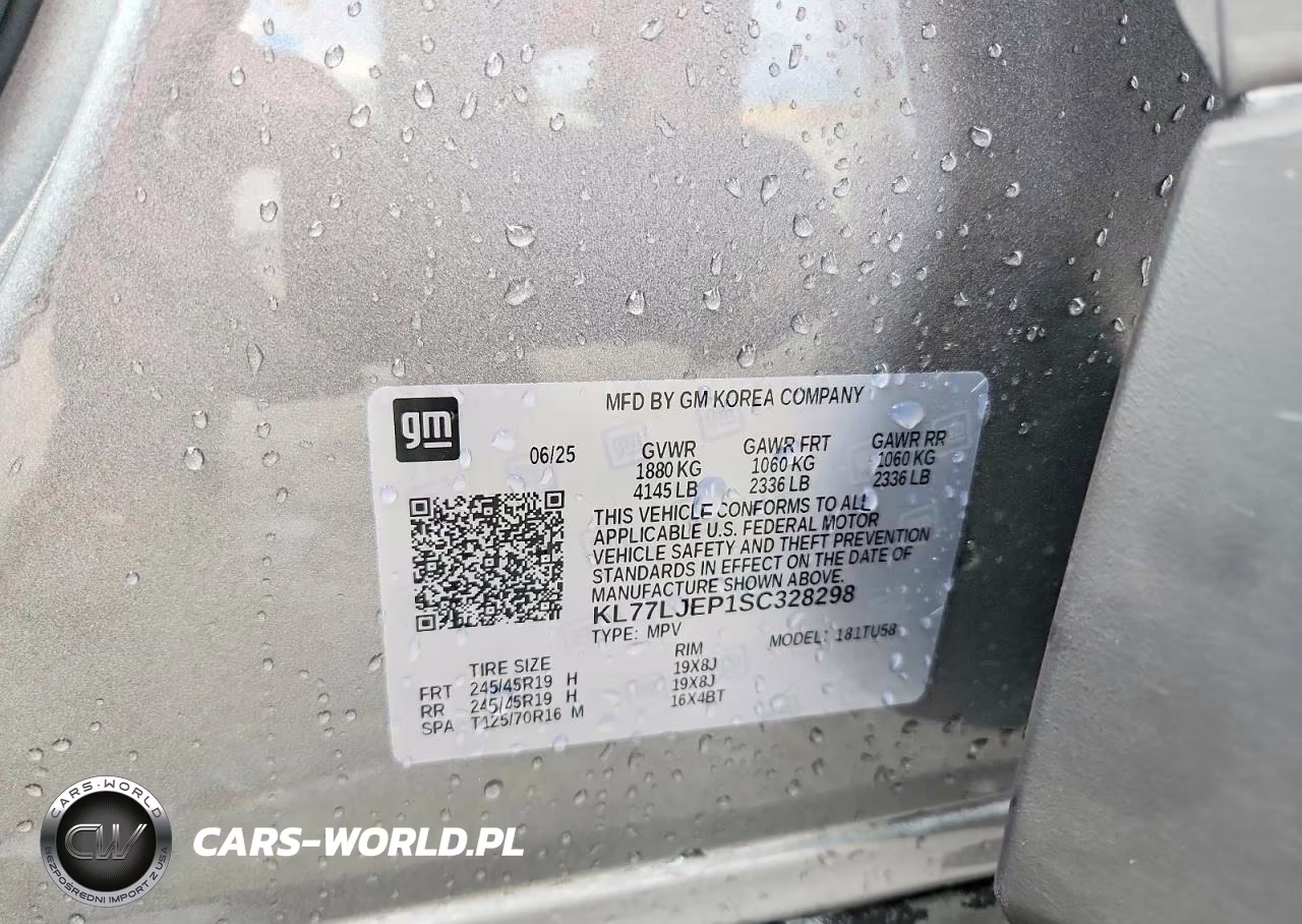 2025 Chevrolet Trax 2Rs VIN:KL77LJEP1SC328298 - 13