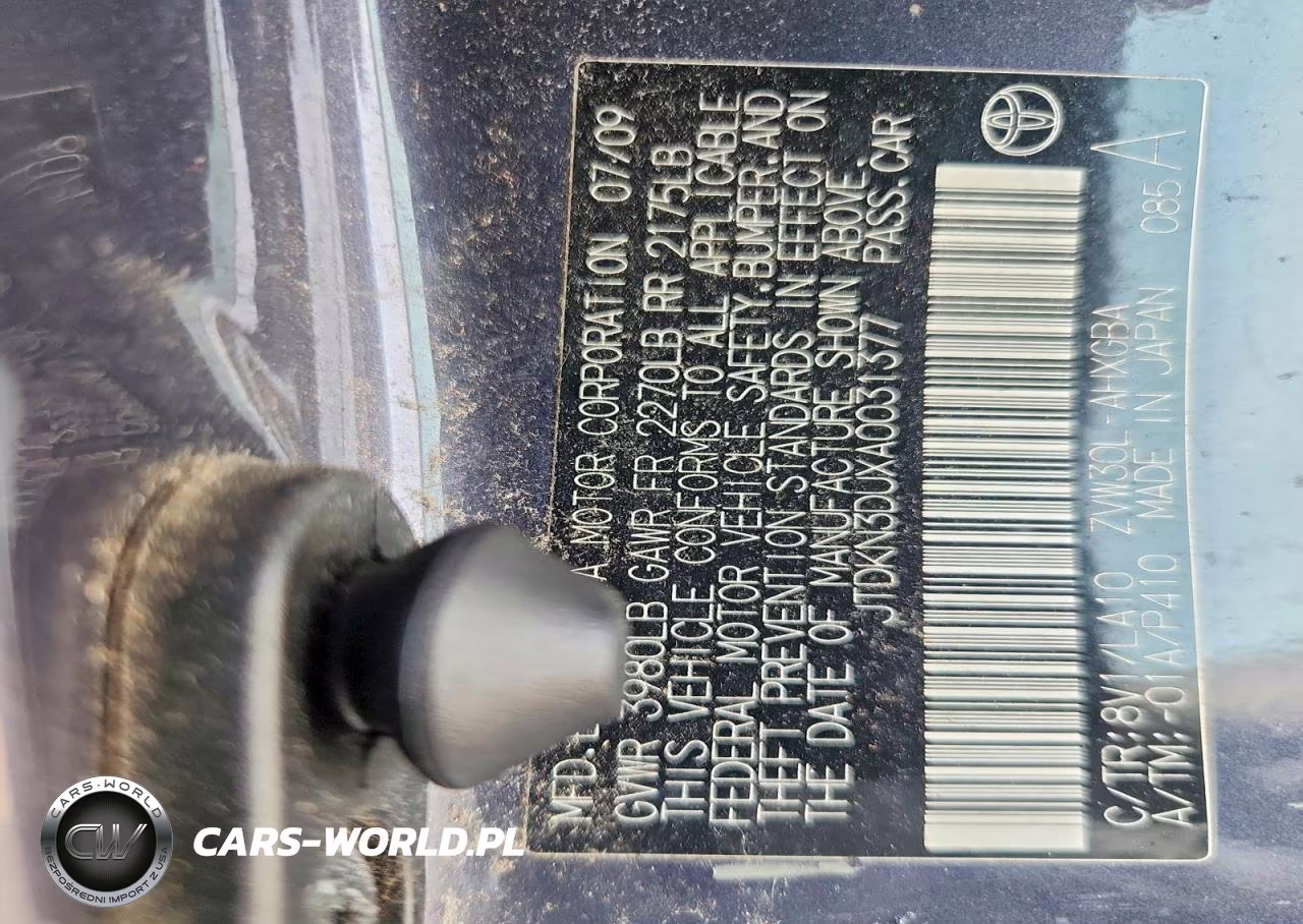 2010 Toyota Prius Iv VIN:JTDKN3DUXA0031377 - 12