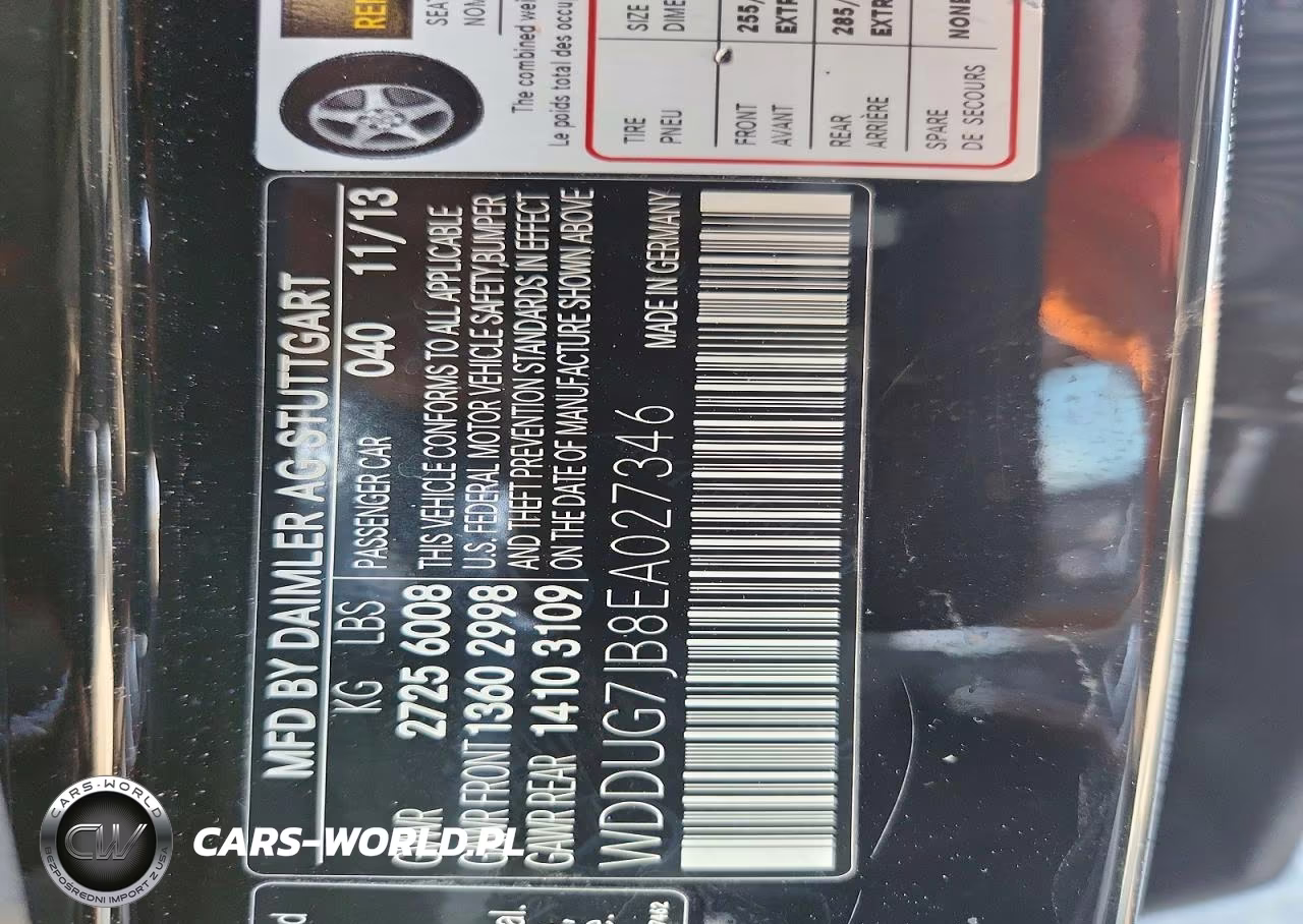 2014 Mercedes-Benz S 63 Amg VIN:WDDUG7JB8EA027346 - 14