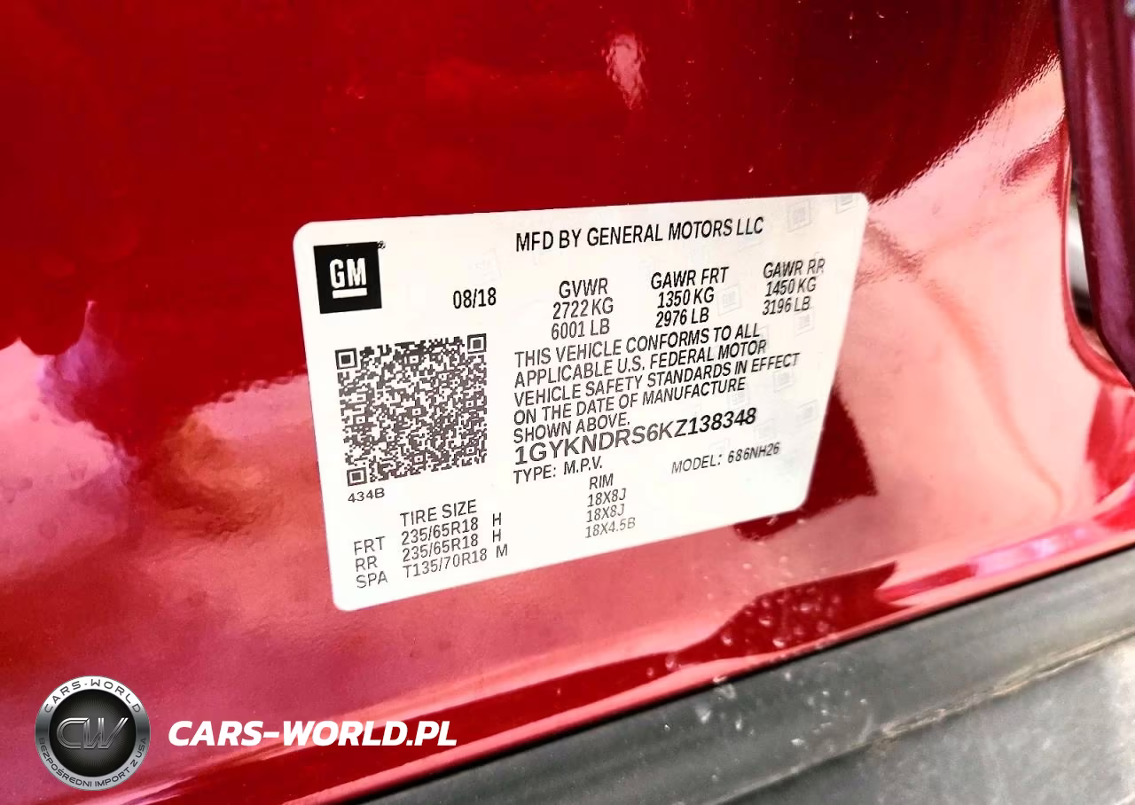 2019 Cadillac Xt5 Luxury VIN:1GYKNDRS6KZ138348 - 13
