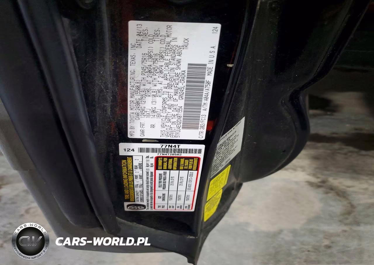 2013 Toyota Tacoma VIN:5TFUU4EN2DX071554 - 12