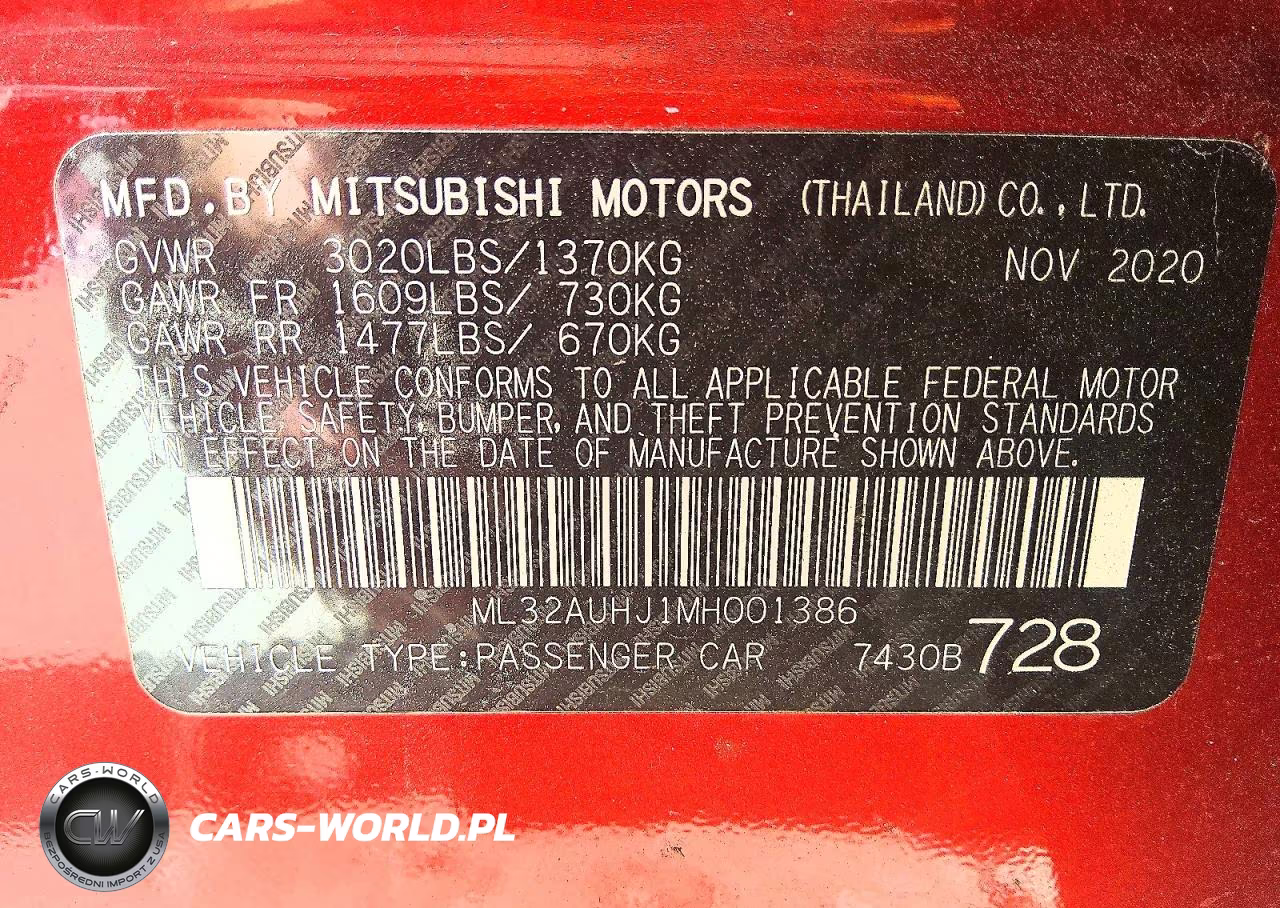2021 Mitsubishi Mirage Es-Le-Carbonite Edition VIN:ML32AUHJ1MH001386 - 13