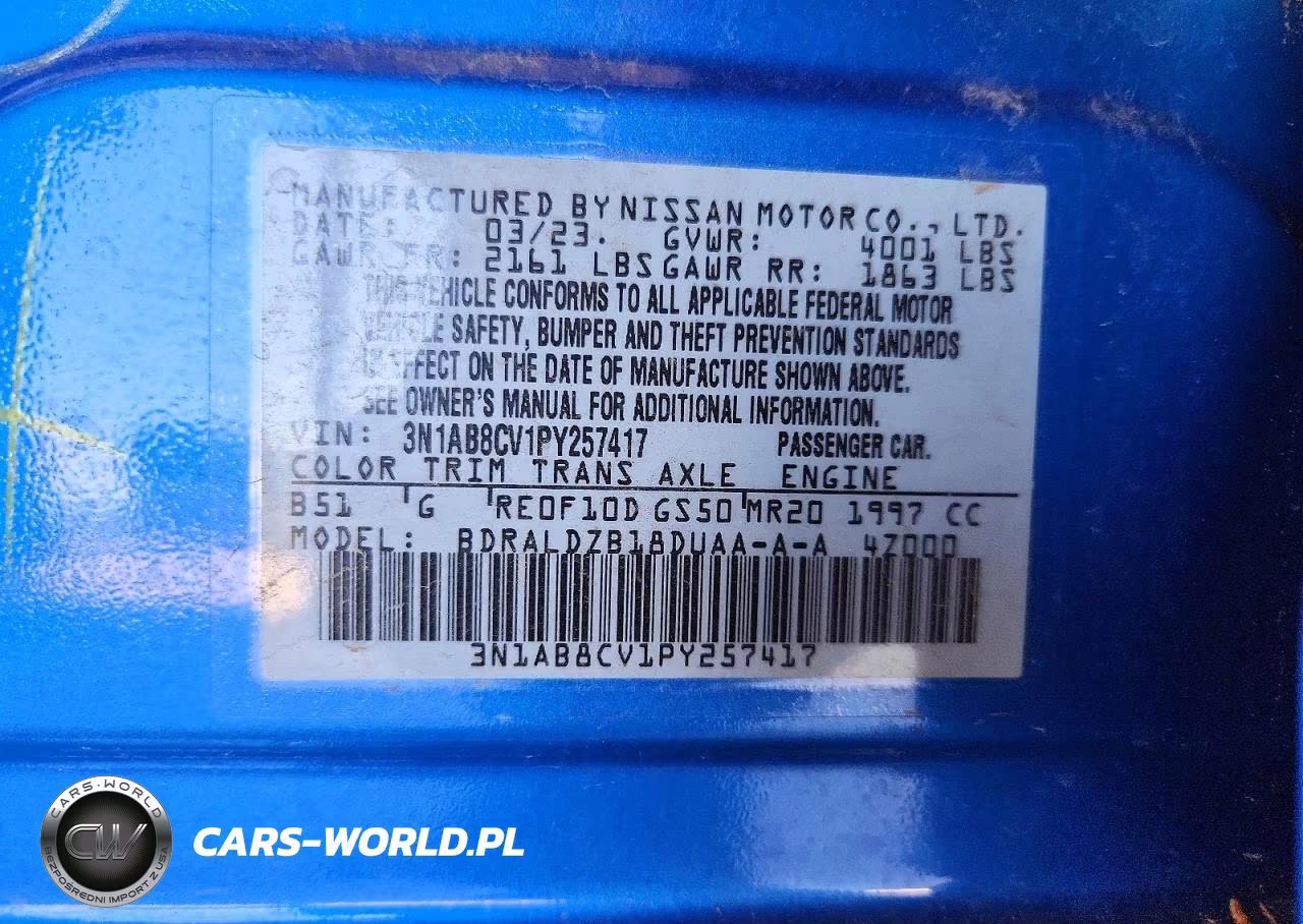 2023 Nissan Sentra Sv VIN:3N1AB8CV1PY257417 - 13