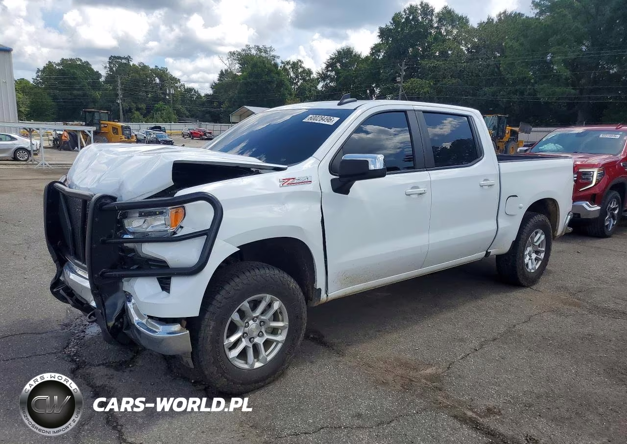 2022 Chevrolet Silverado K1500 Lt VIN:3GCUDDEDXNG567635 - 1
