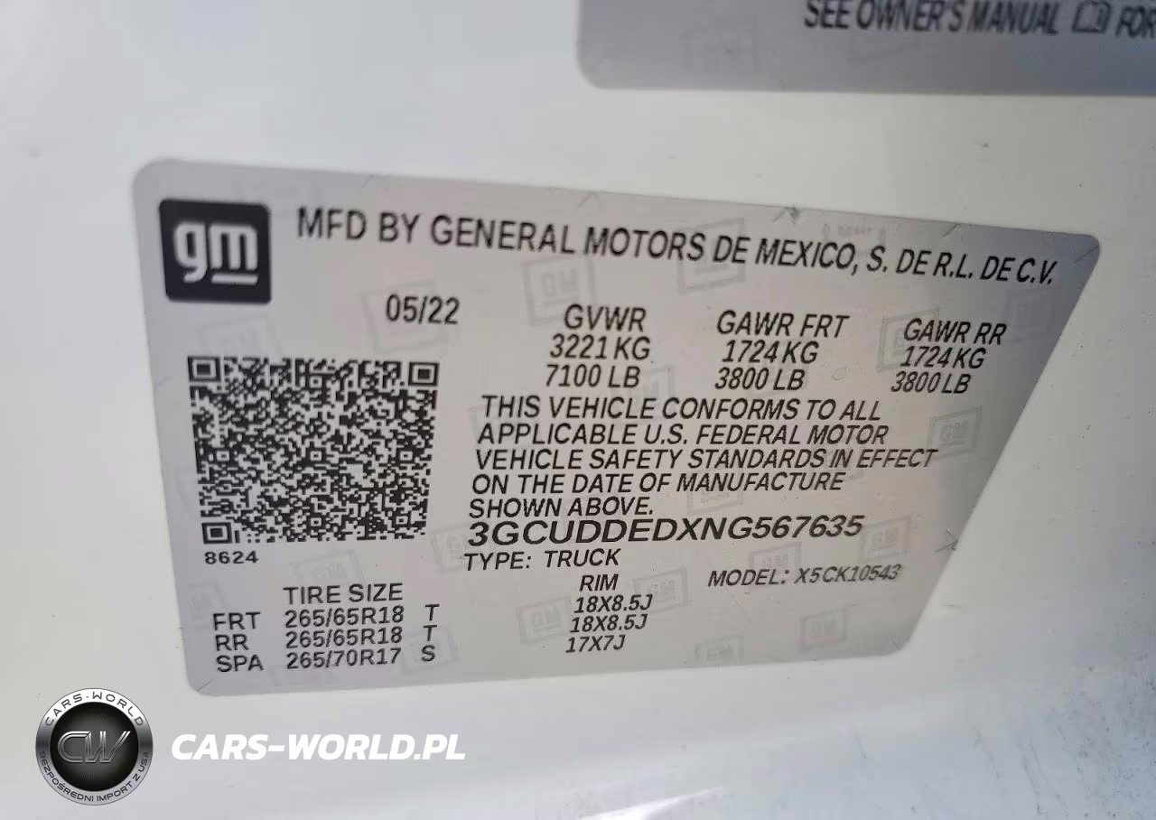 2022 Chevrolet Silverado K1500 Lt VIN:3GCUDDEDXNG567635 - 12