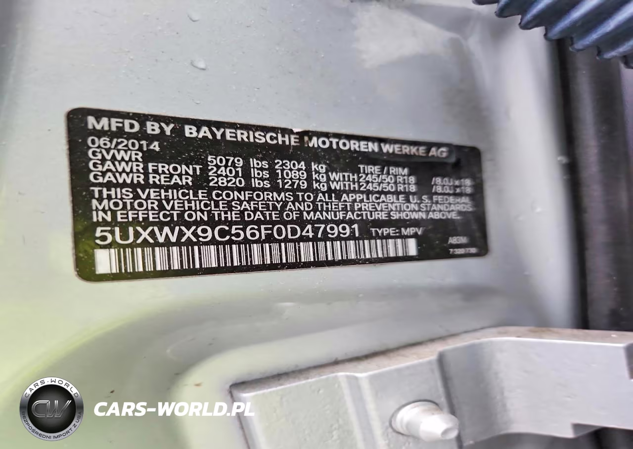 2015 BMW X3 xDrive28I VIN:5UXWX9C56F0D47991 - 13
