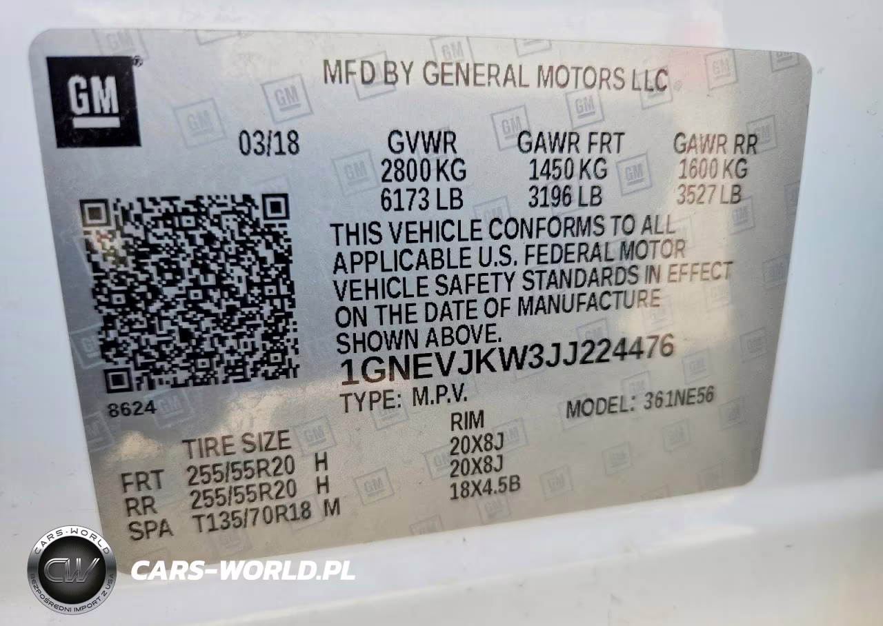 2018 Chevrolet Traverse Premier VIN:1GNEVJKW3JJ224476 - 13