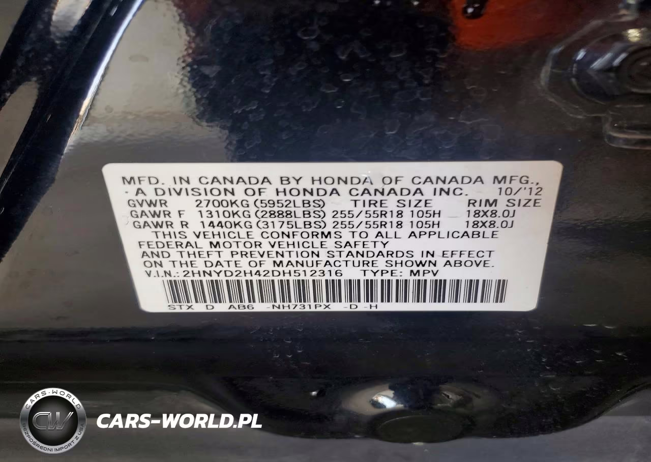 2013 Acura Mdx Technology VIN:2HNYD2H42DH512316 - 13
