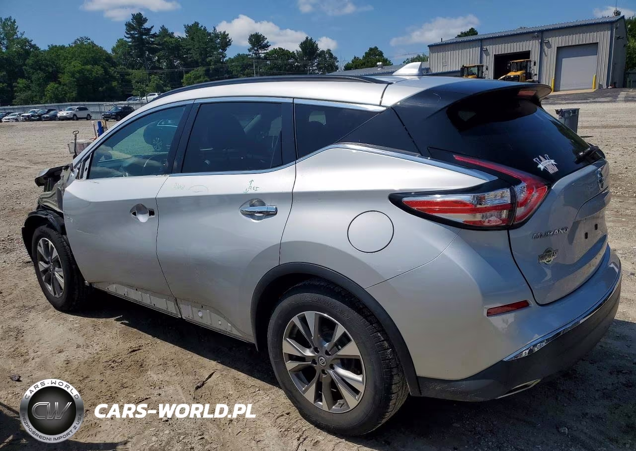 2018 Nissan Murano Sv VIN:5N1AZ2MH1JN135333 - 2