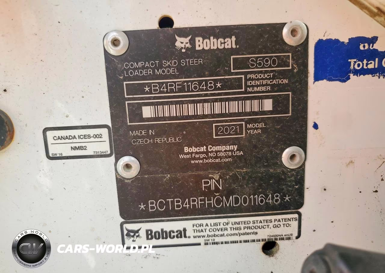 2021 Bobcat S590 VIN:B4RF11648 - 10