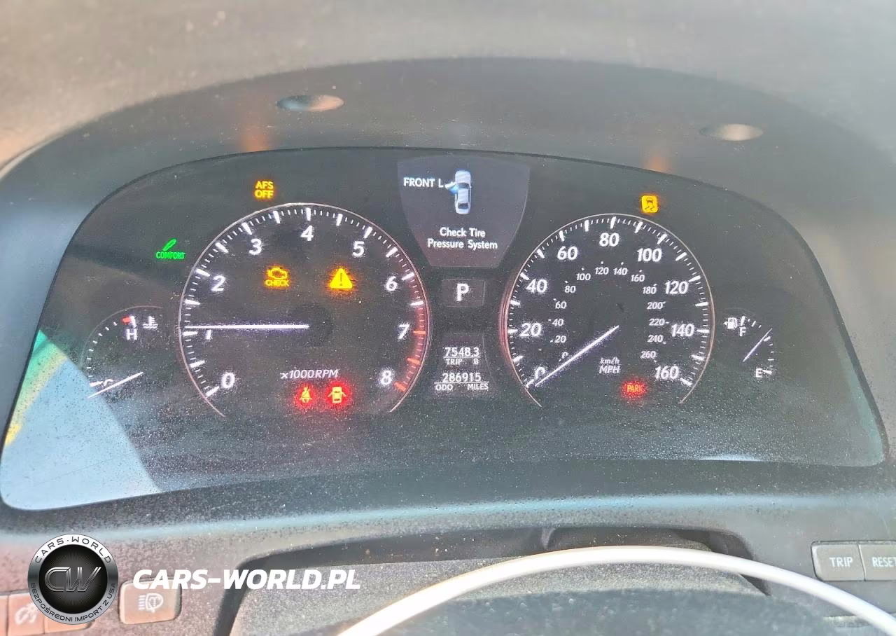 2007 Lexus Ls 460L VIN:JTHGL46F675012450 - 9