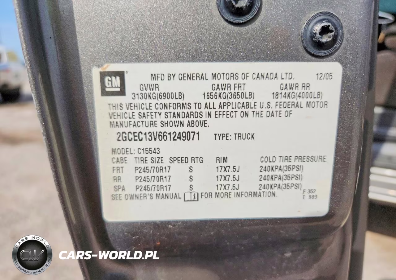 2006 Chevrolet Silverado C1500 VIN:2GCEC13V661249071 - 12