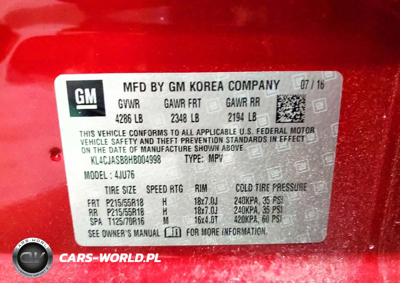 2017 Buick Encore Preferred VIN:KL4CJASB8HB004998 - 12