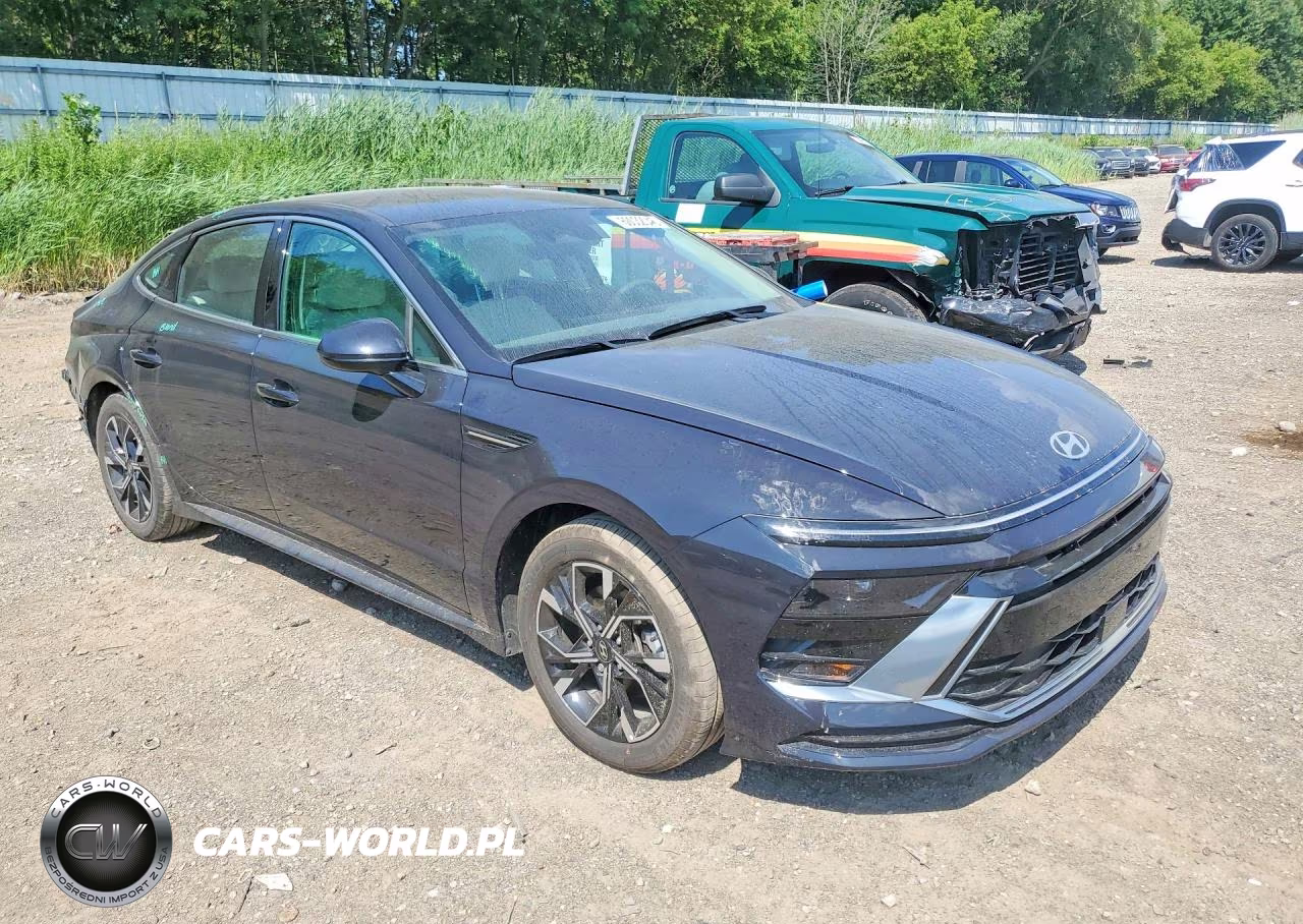2025 Hyundai Sonata Sel VIN:KMHL64JA7SA435634 - 4