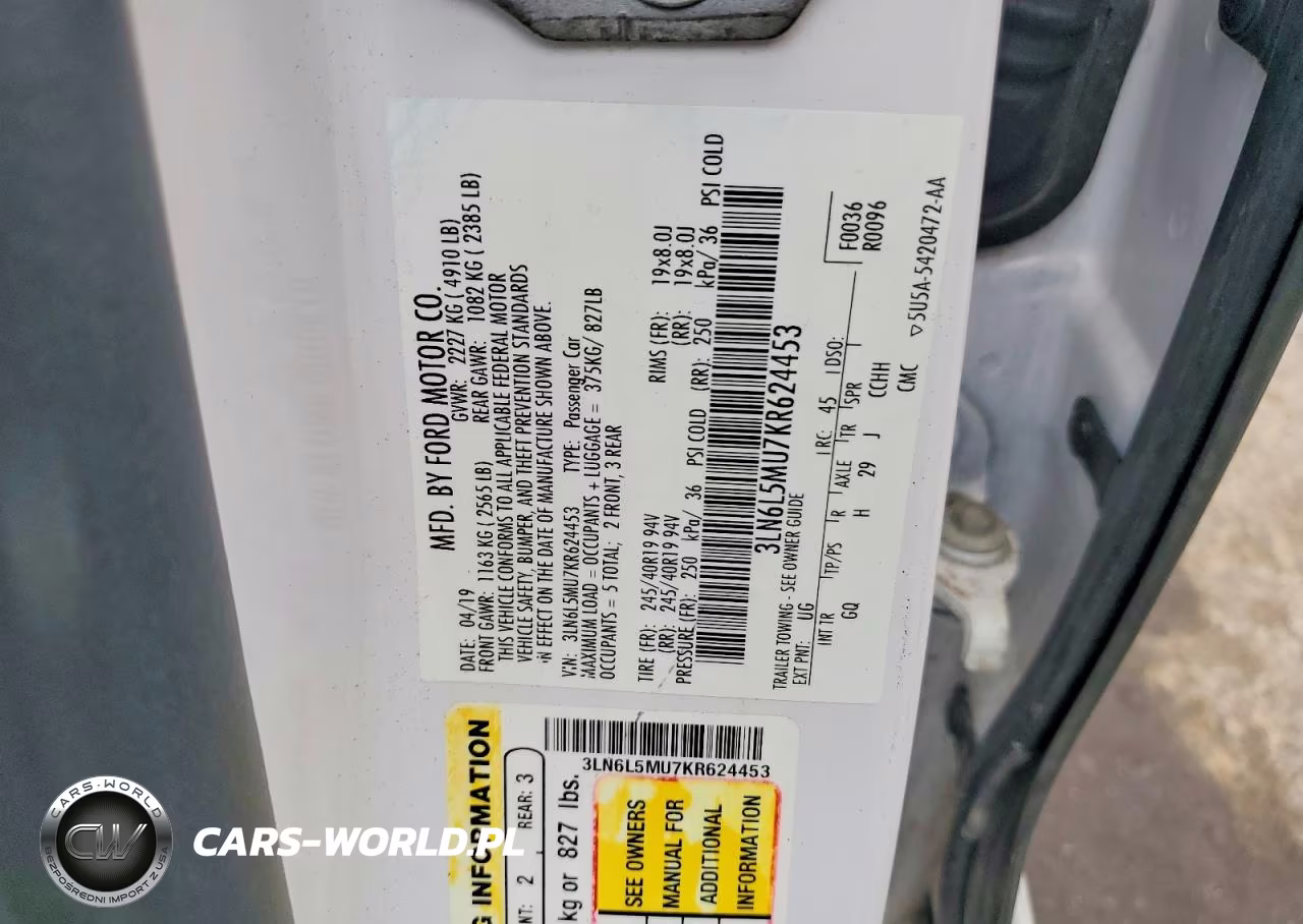 2019 Lincoln Mkz Reserve Ii VIN:3LN6L5MU7KR624453 - 12