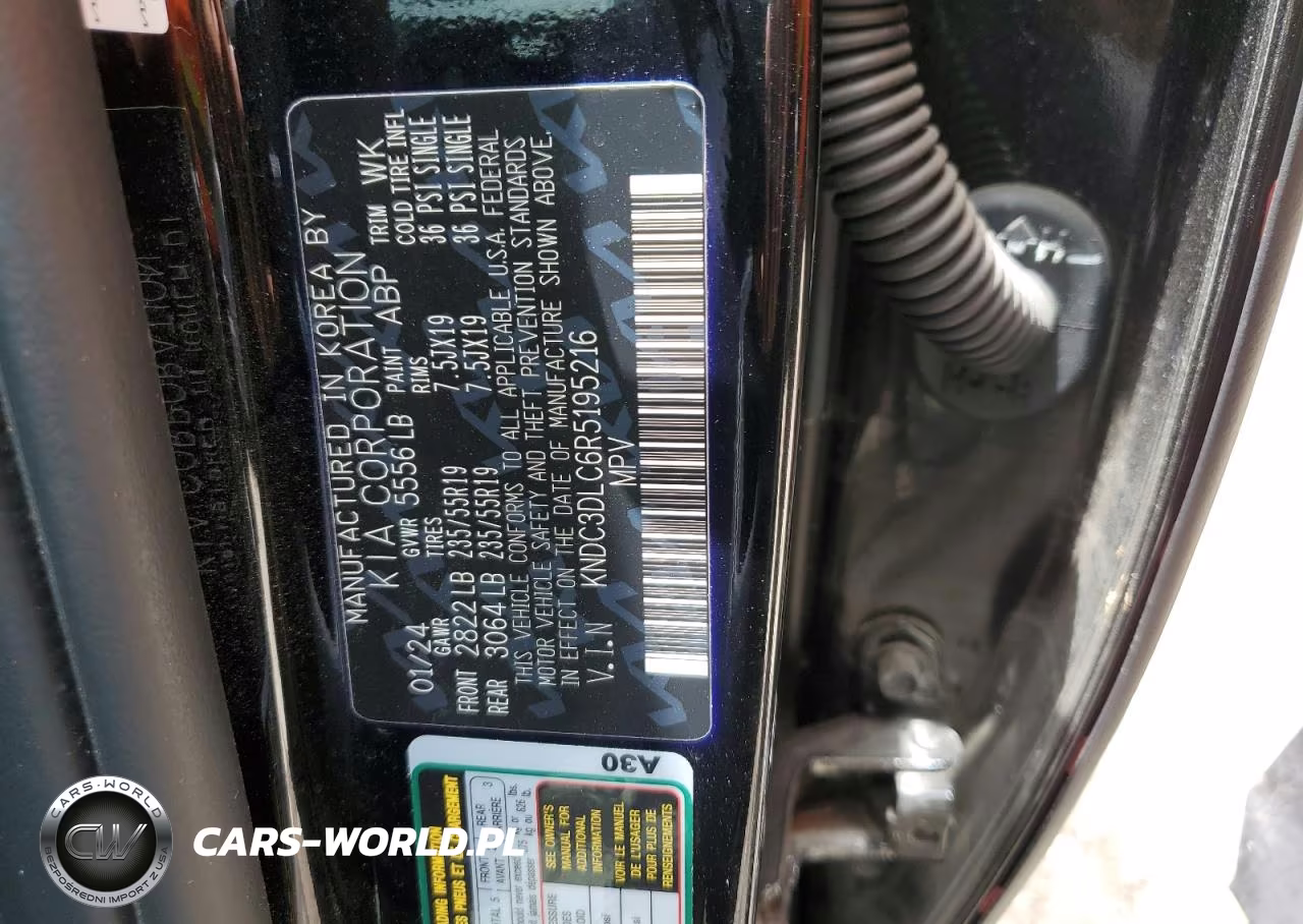 2024 Kia Ev6 Wind VIN:KNDC3DLC6R5195216 - 12