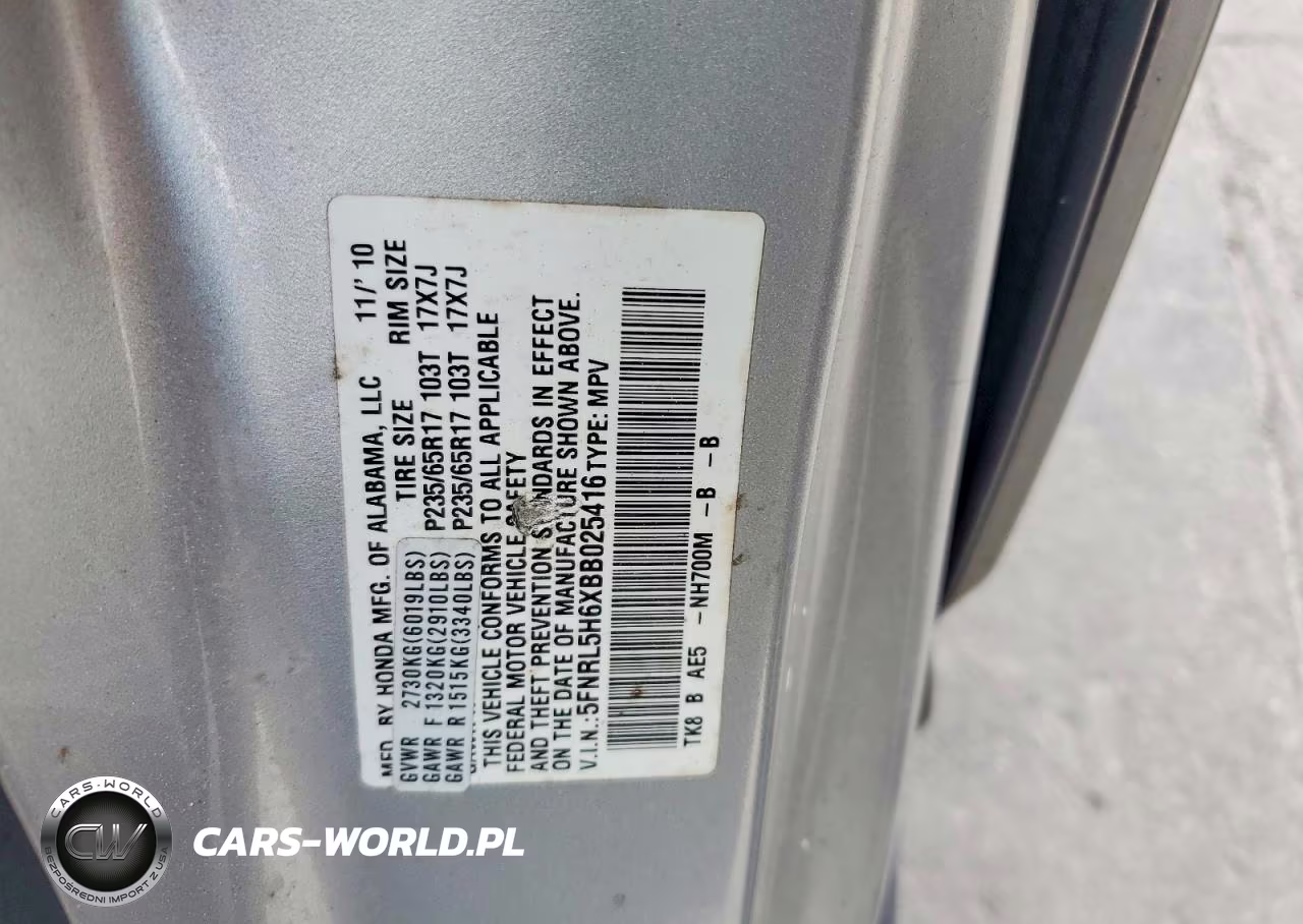 2011 Honda Odyssey Exl VIN:5FNRL5H6XBB025416 - 13
