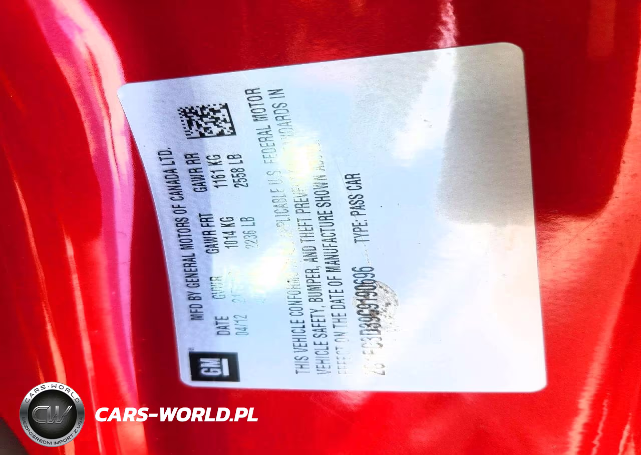 2012 Chevrolet Camaro Lt VIN:2G1FC3D39C9190696 - 12