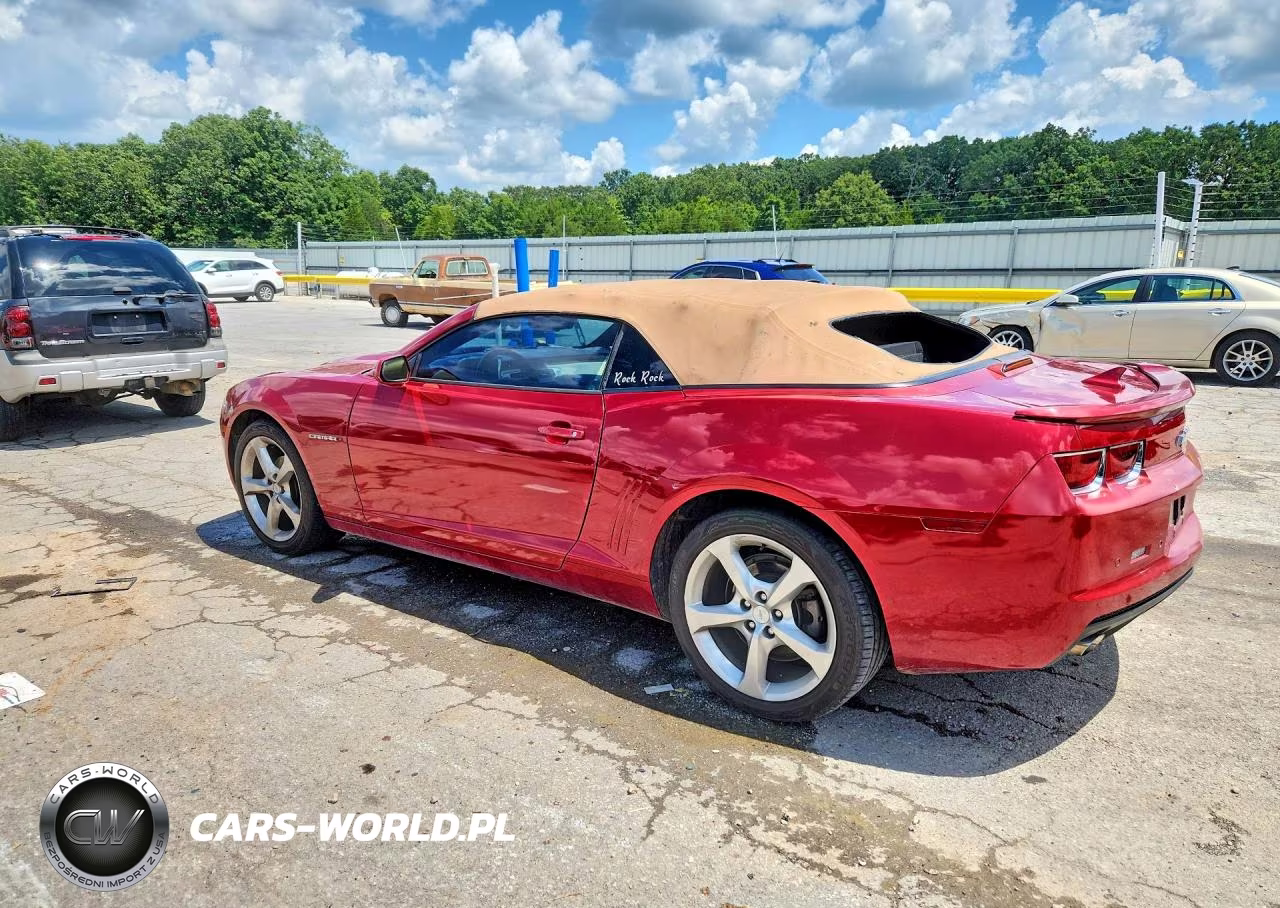 2012 Chevrolet Camaro Lt VIN:2G1FC3D39C9190696 - 2