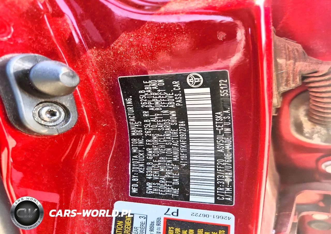 2015 Toyota Camry Se VIN:4T1BF1FK4FU972784 - 13