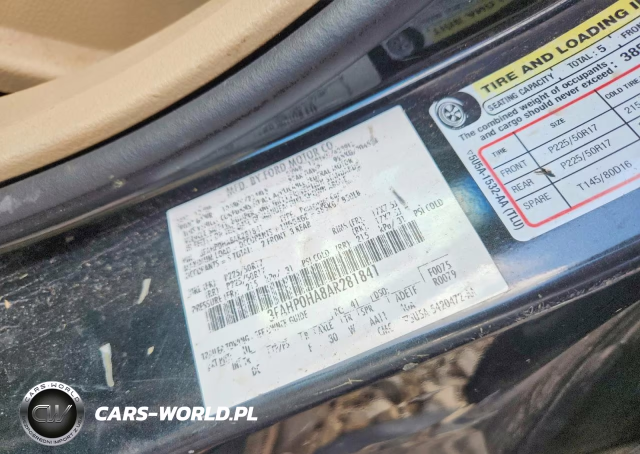 2010 Ford Fusion Se VIN:3FAHP0HA8AR281841 - 13