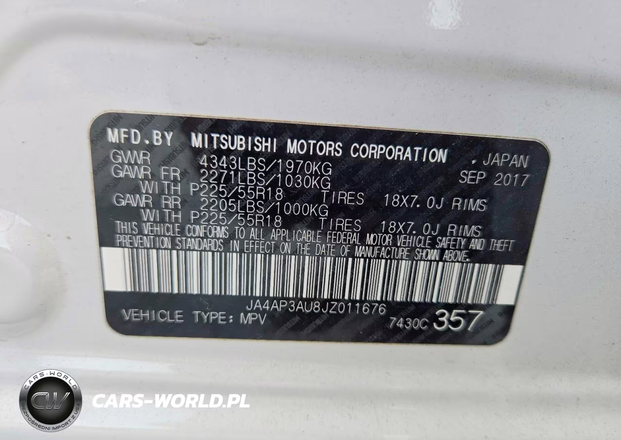 2018 Mitsubishi Outlander Sport Es VIN:JA4AP3AU8JZ011676 - 13