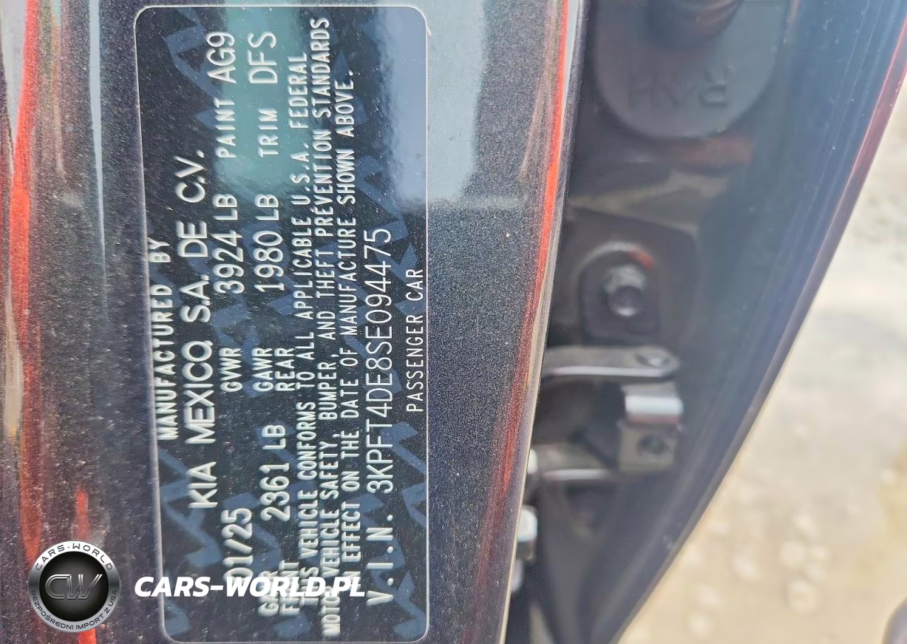 2025 Kia K4 Lxs VIN:3KPFT4DE8SE094475 - 12