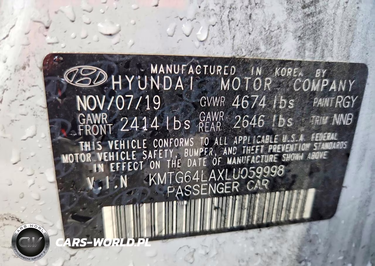 2020 Genesis G70 2.0T VIN:KMTG64LAXLU059998 - 12
