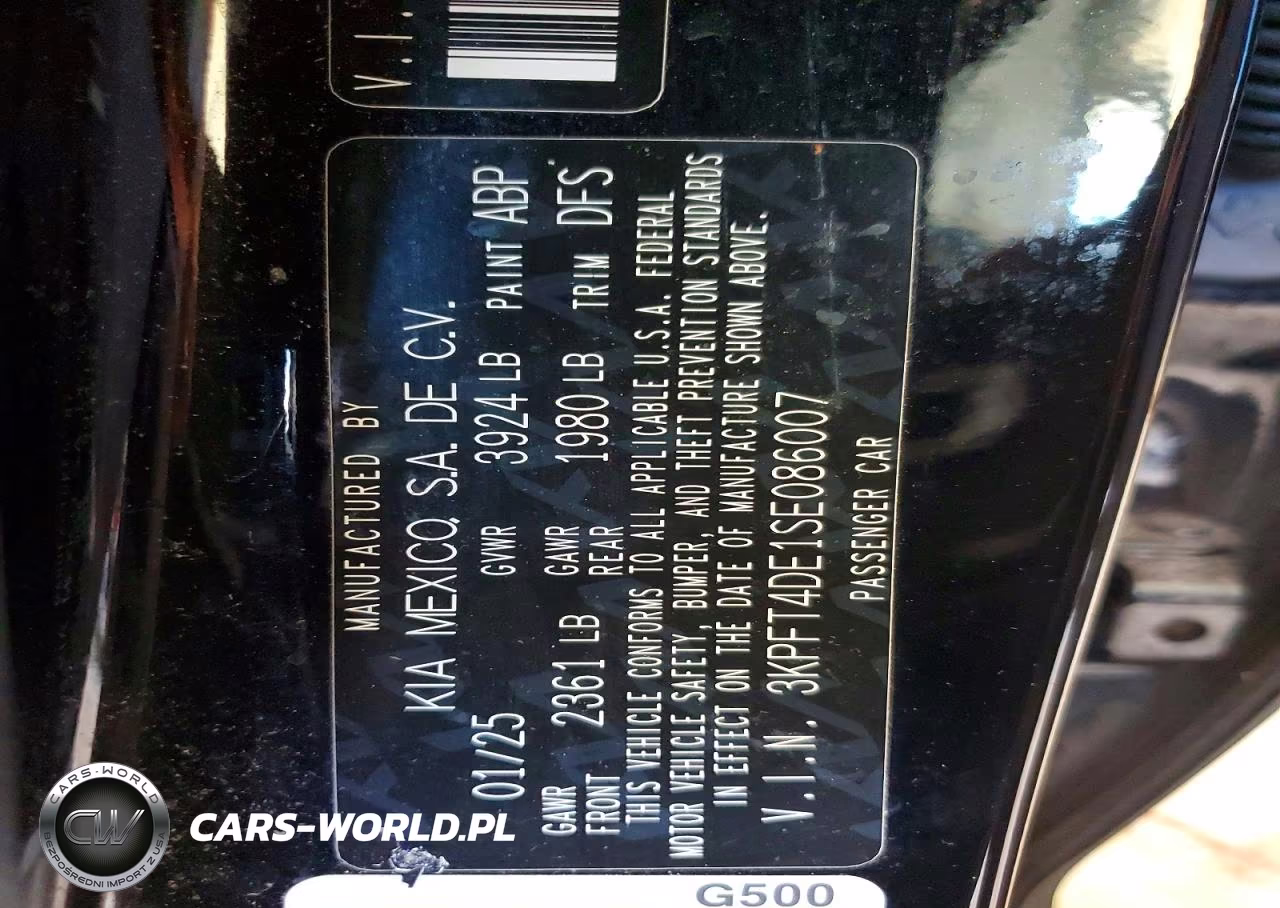 2025 Kia K4 Lxs VIN:3KPFT4DE1SE086007 - 12