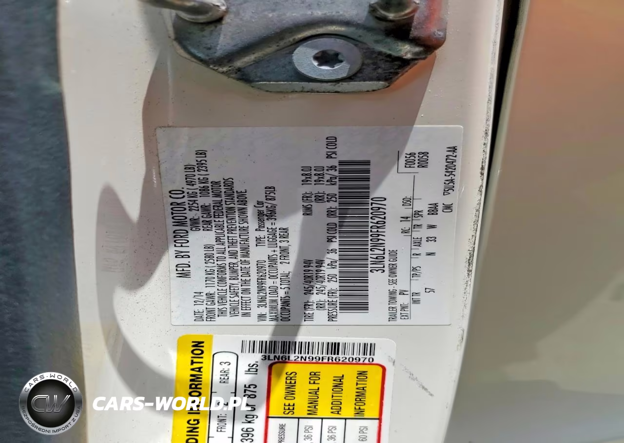 2015 Lincoln Mkz Black Label VIN:3LN6L2N99FR620970 - 12