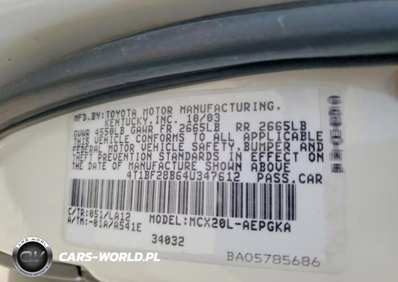 2004 Toyota Avalon Xls VIN:4T1BF28B64U347612 - 12