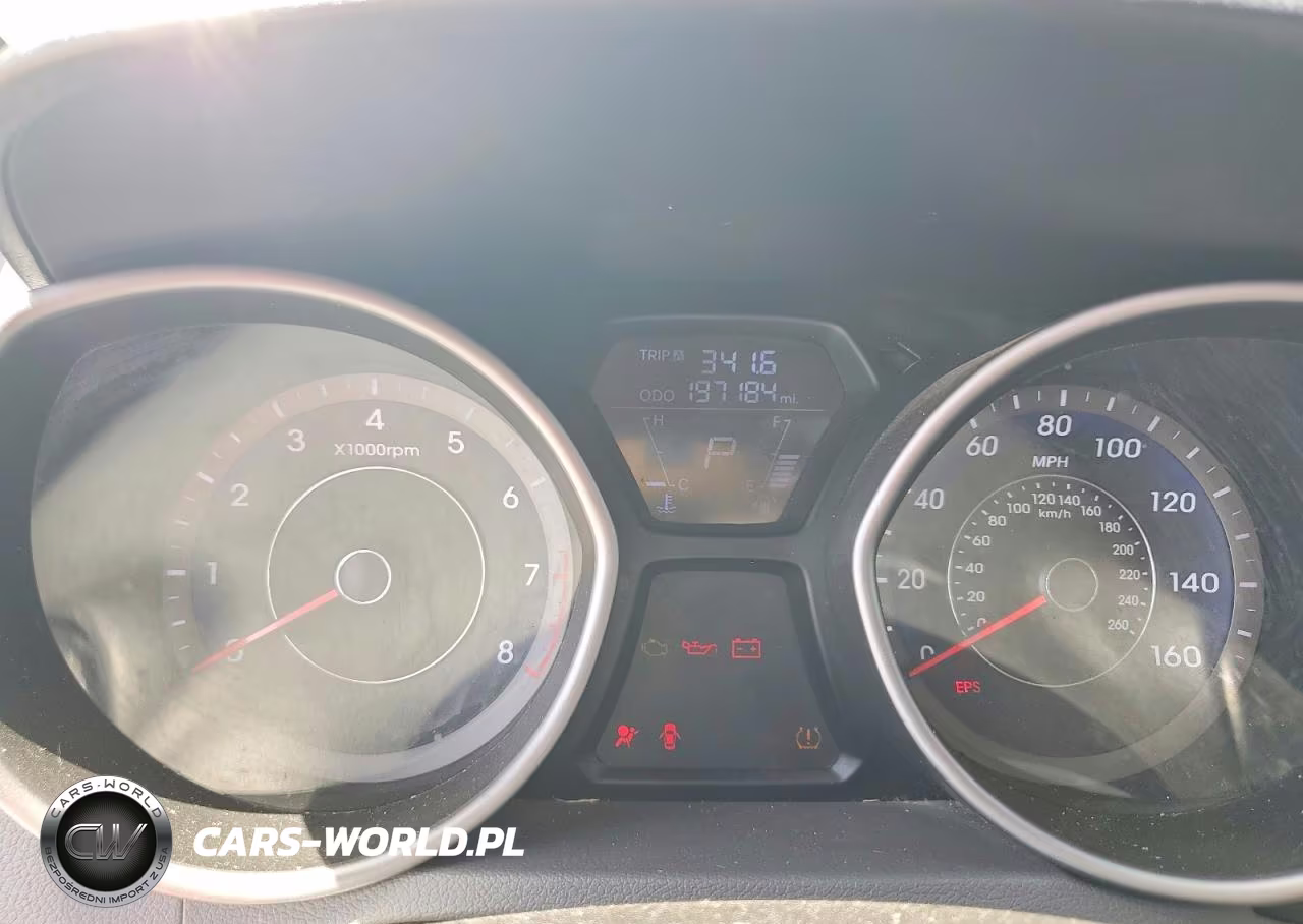 2013 Hyundai Elantra Gls VIN:KMHDH4AEXDU781292 - 9