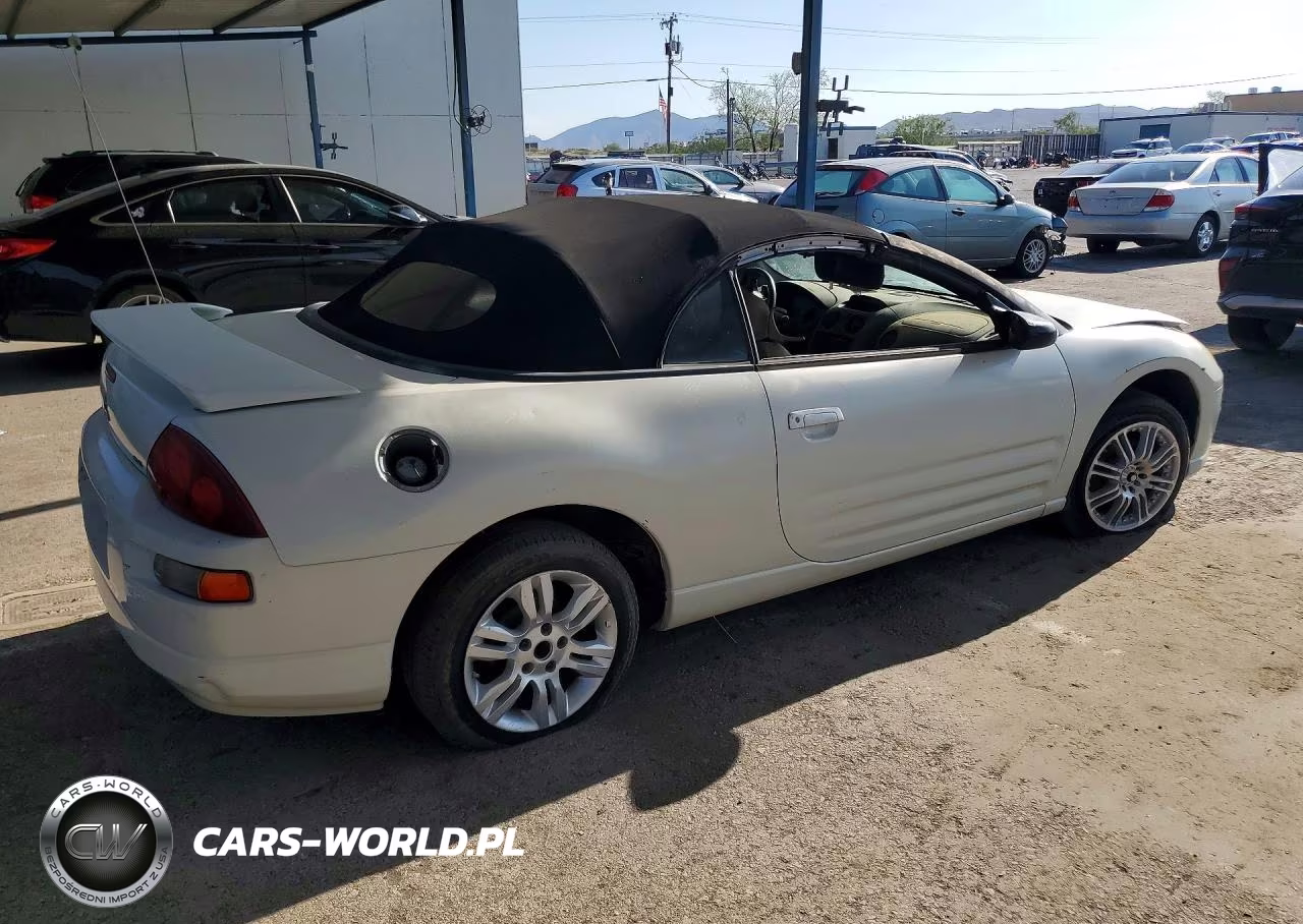 2001 Mitsubishi Eclipse Spyder Gs VIN:4A3AE35G91E001775 - 3