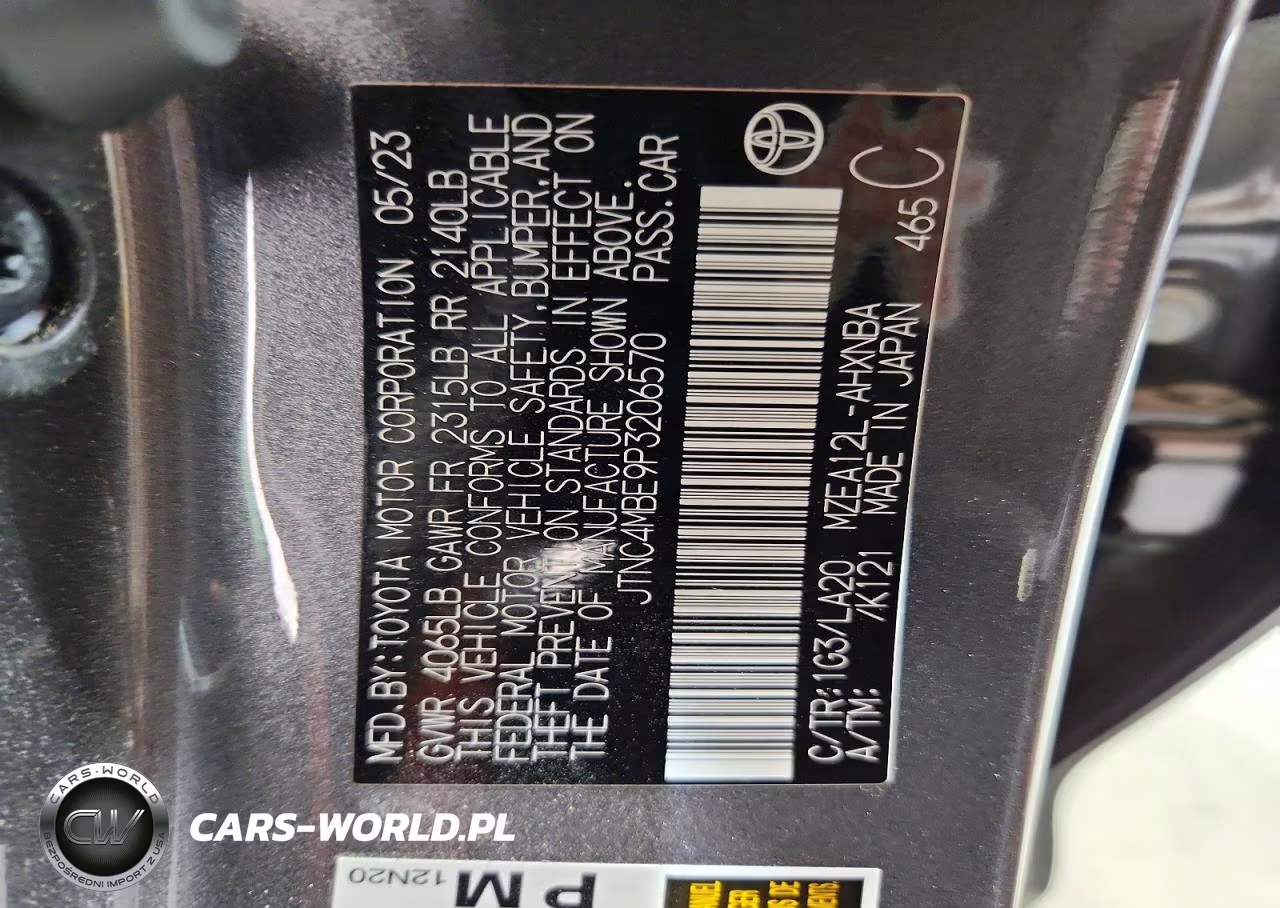 2023 Toyota Corolla Xse VIN:JTNC4MBE9P3206570 - 14