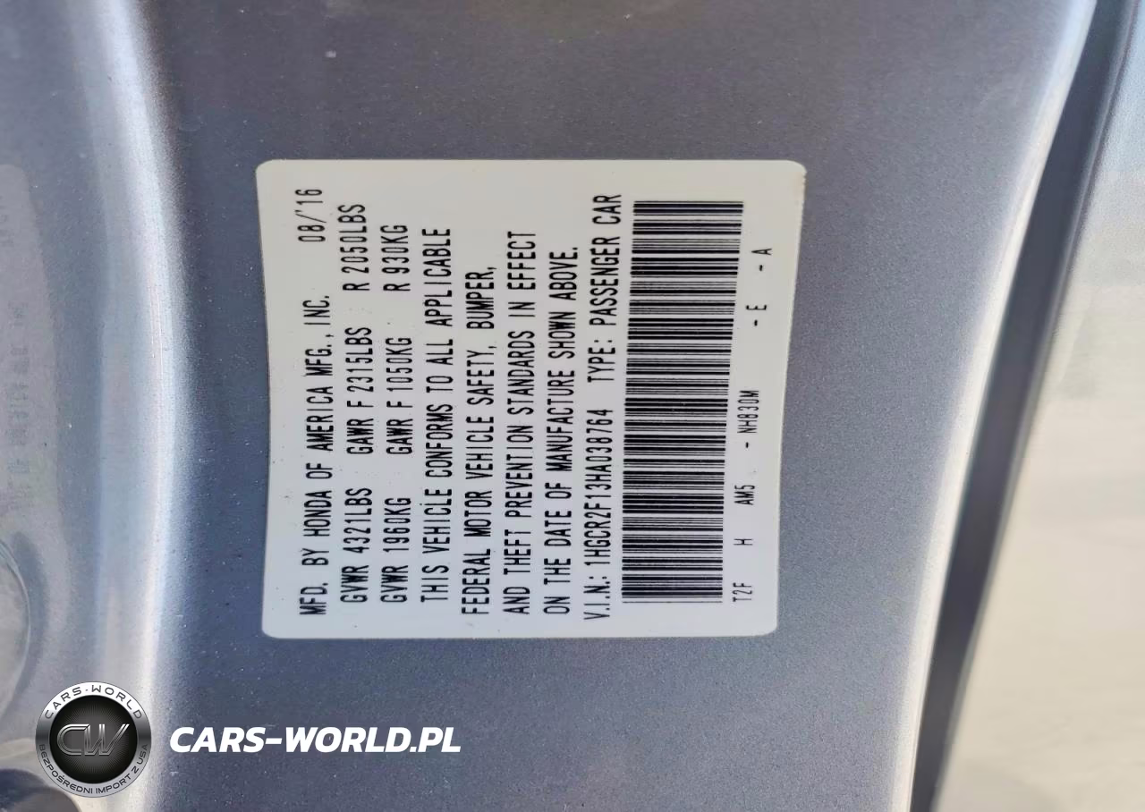 2017 Honda Accord Sport Special Edition VIN:1HGCR2F13HA038764 - 13