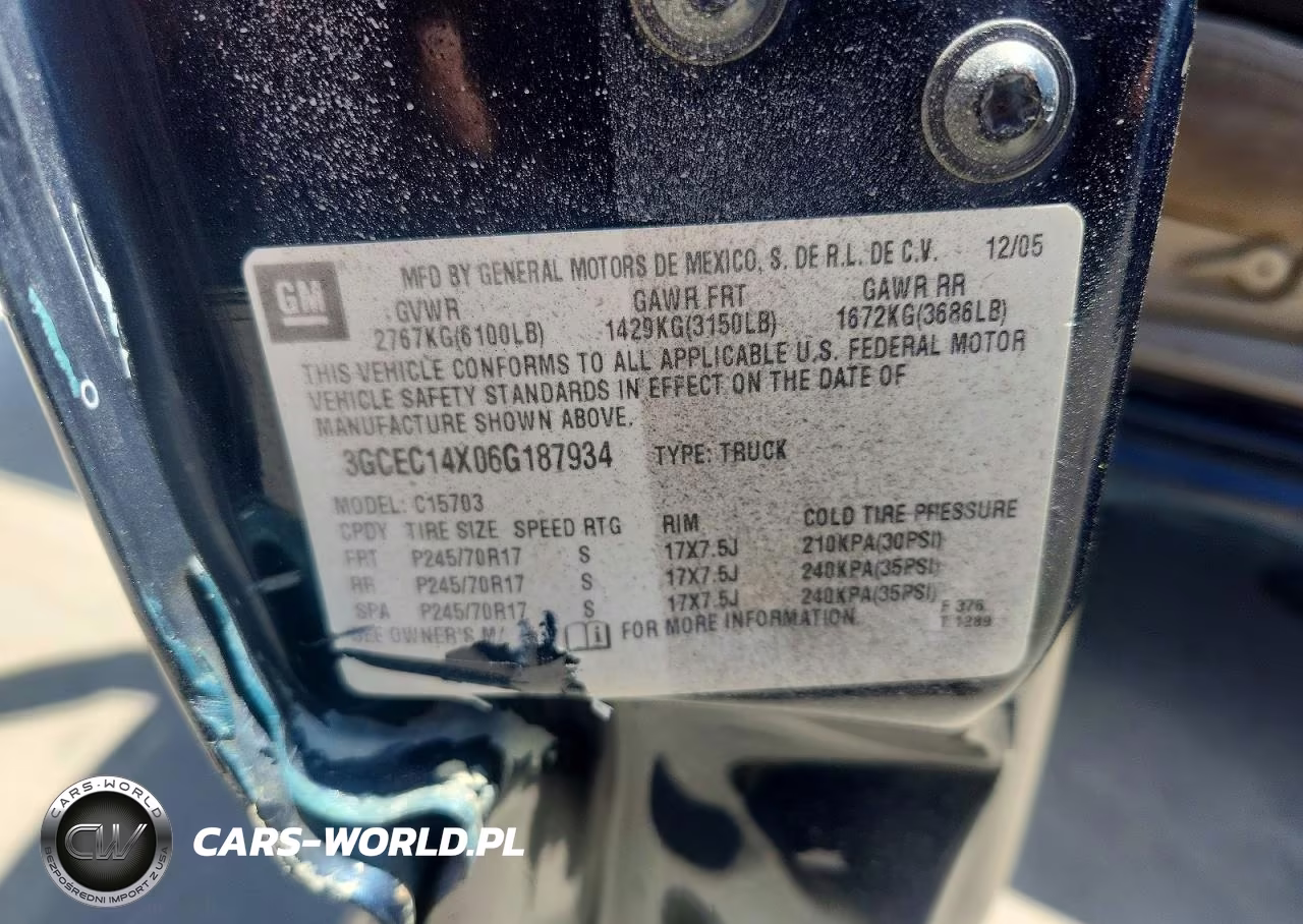 2006 Chevrolet Silverado C1500 VIN:3GCEC14X06G187934 - 12