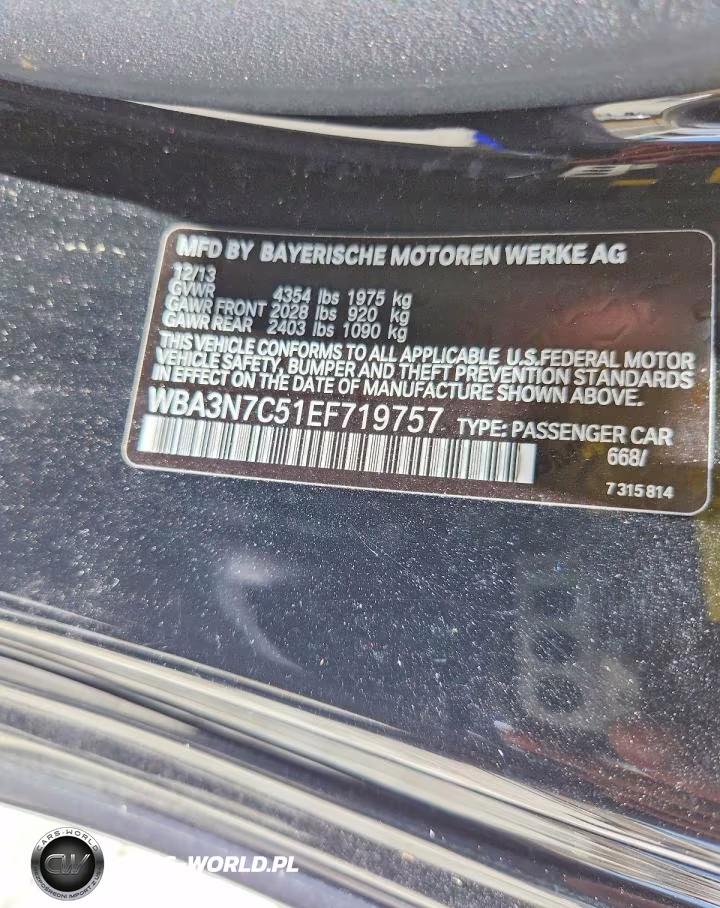 2014 BMW 428 I VIN:WBA3N7C51EF719757 - 13