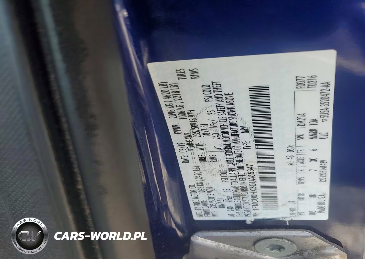 2013 Ford Escape Sel VIN:1FMCU0HX3DUA85347 - 13