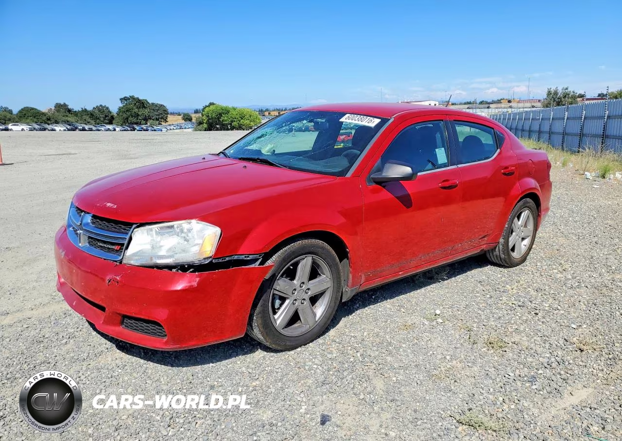 2013 Dodge Avenger Se VIN:1C3CDZAB4DN643499 - 1