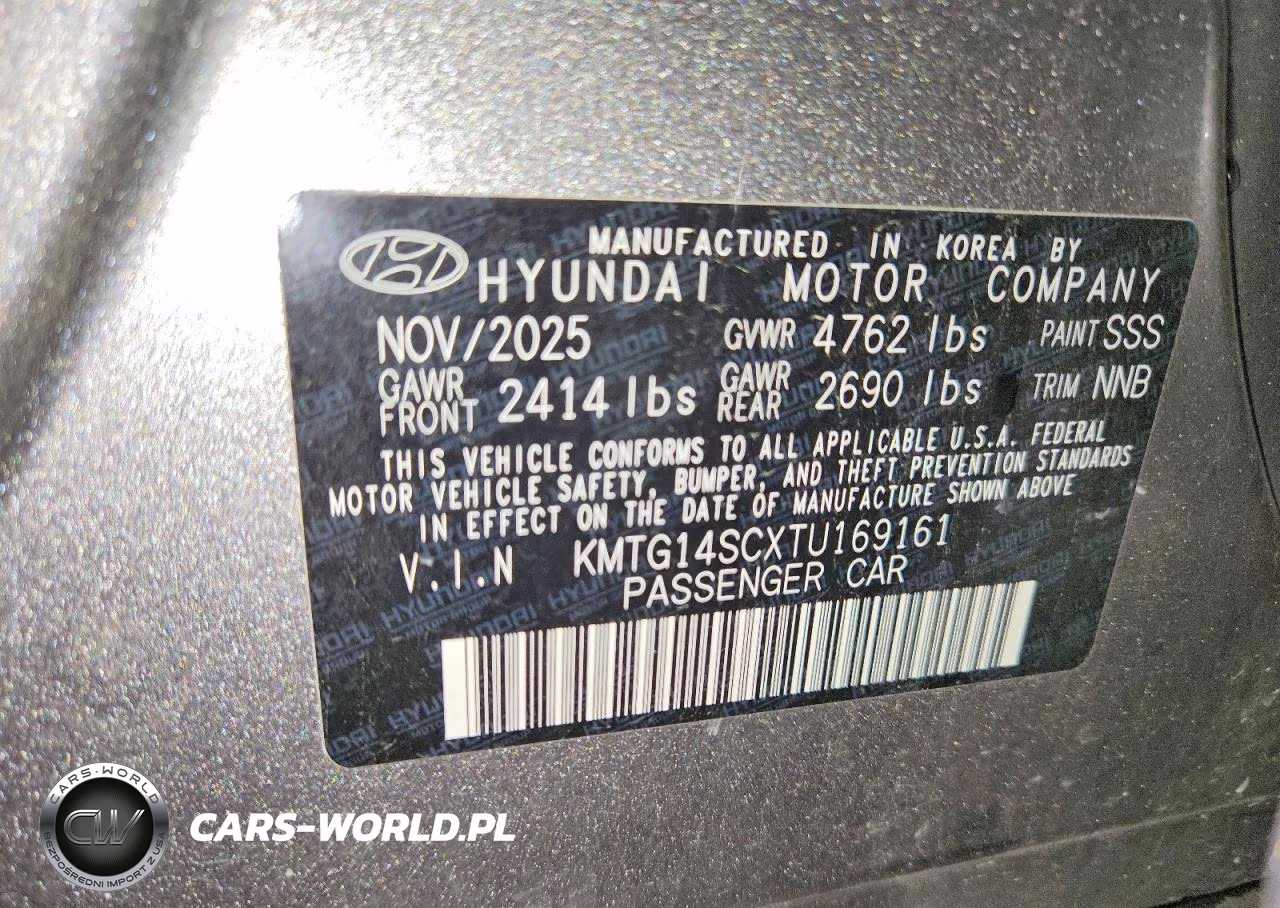 2026 Genesis G70 2.5T Standard VIN:KMTG14SCXTU169161 - 12