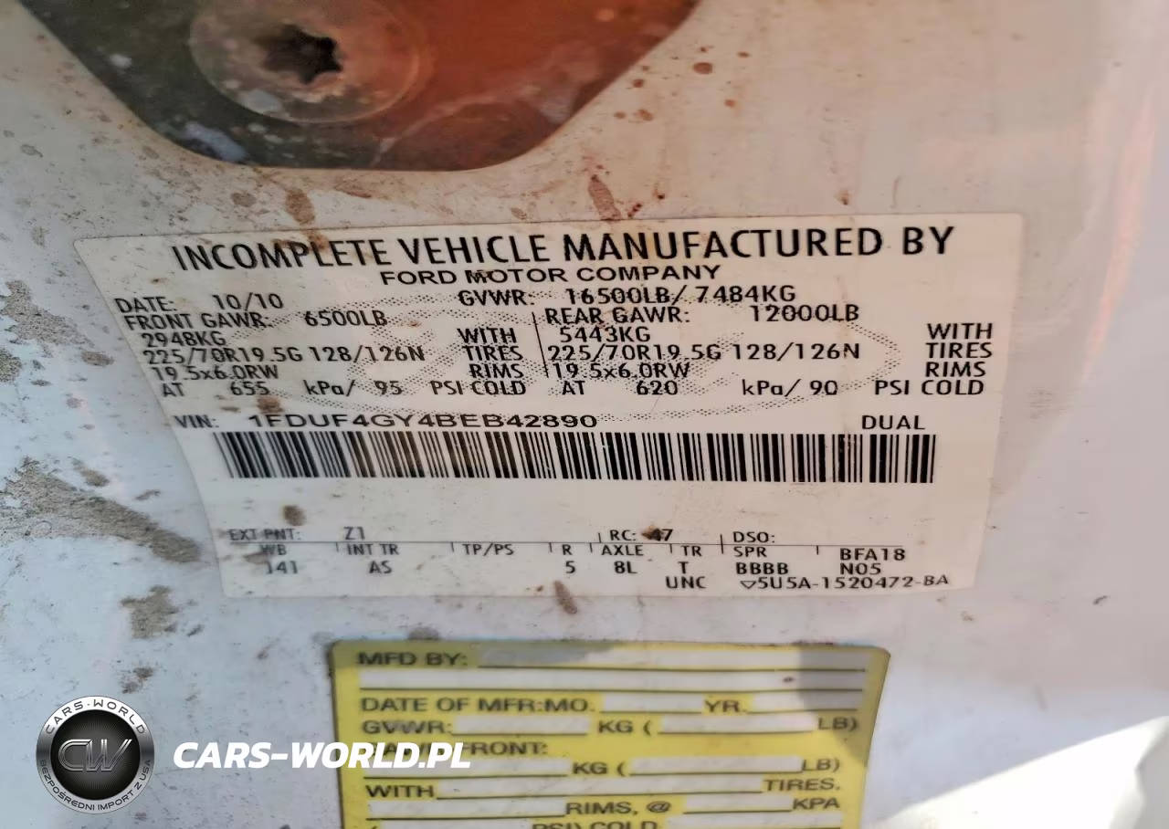2011 Ford F450 Super Duty Bucket Truck VIN:1FDUF4GY4BEB42890 - 12