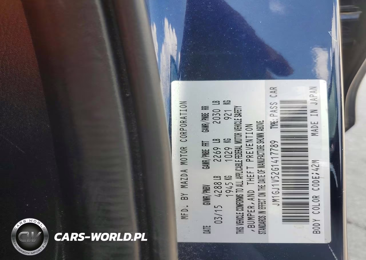 2016 Mazda 6 Touring VIN:JM1GJ1V52G1417789 - 12