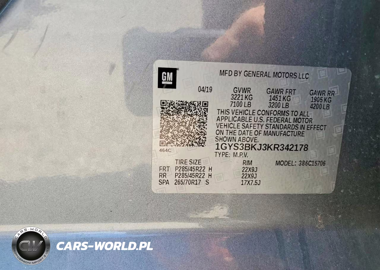 2019 Cadillac Escalade Luxury VIN:1GYS3BKJ3KR342178 - 14