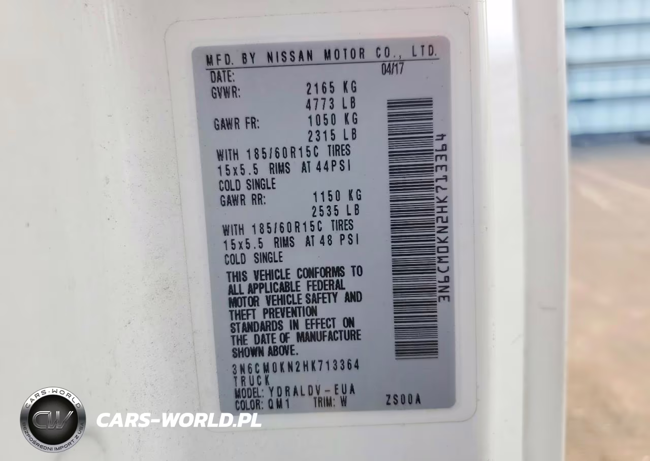 2017 Nissan Nv200 Delivery Van VIN:3N6CM0KN2HK713364 - 14