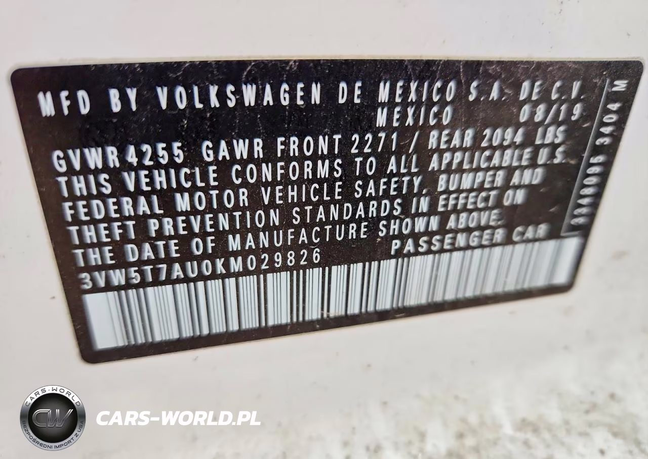2019 Volkswagen Gti S-Se-Autobahn-Rabbit Edition VIN:3VW5T7AU0KM029826 - 13